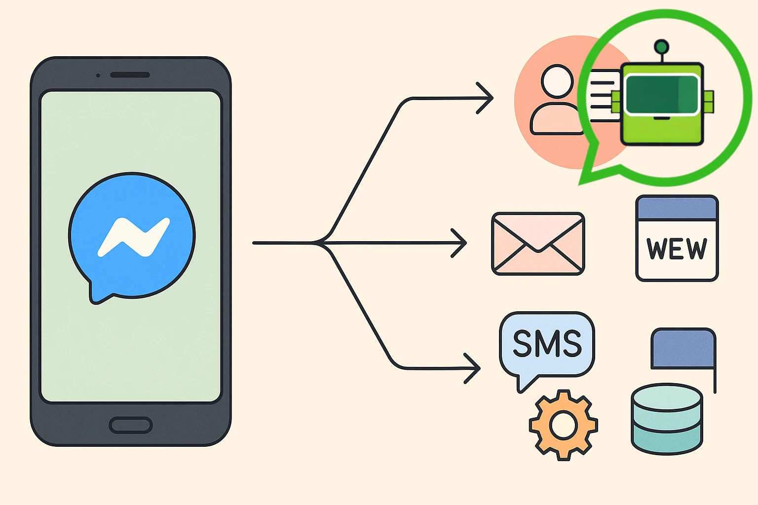 Integrar Facebook Messenger con mas sistemas