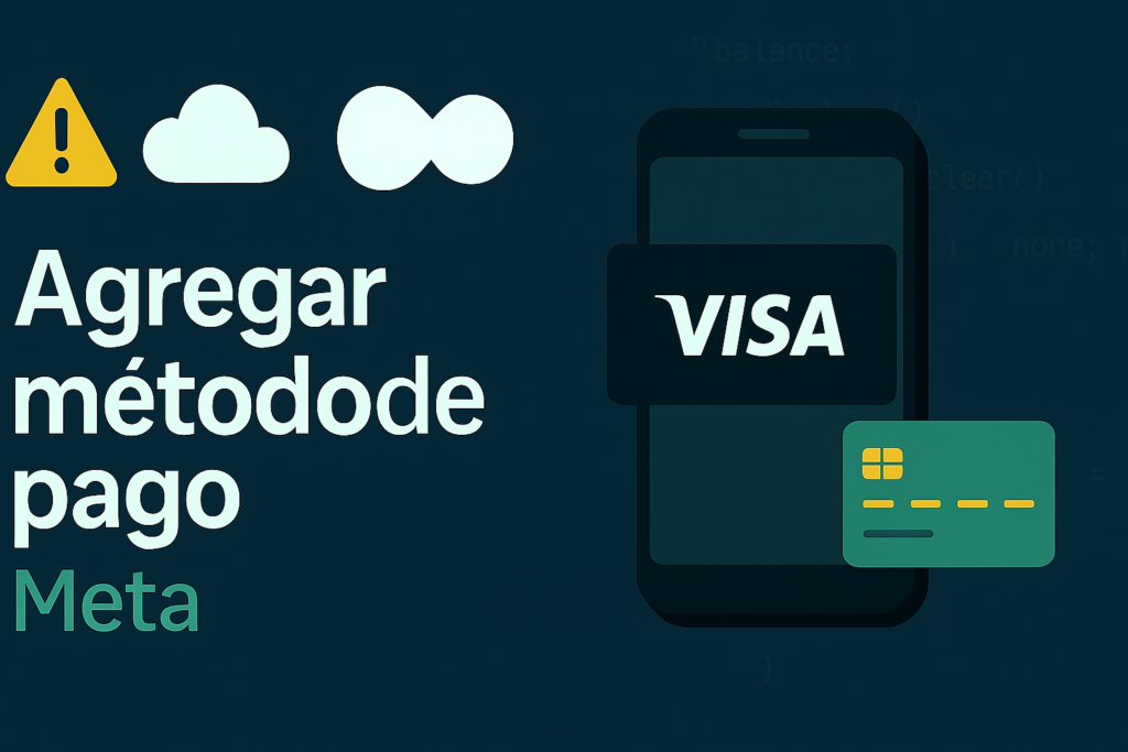 Añadir método de pago en meta